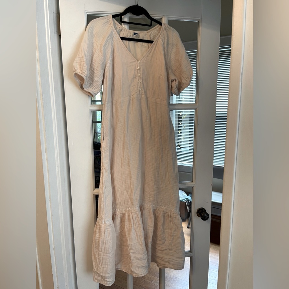 Old Navy Boho Gauze Dress w/ POCKETS!